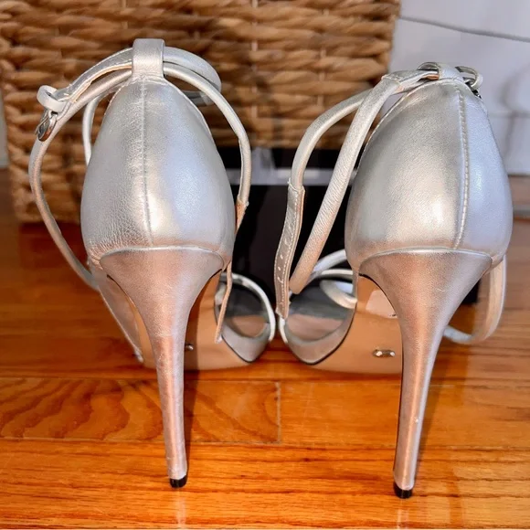 Tony Bianco Alita Titanium Heels Size 10 - Picture 9 of 9